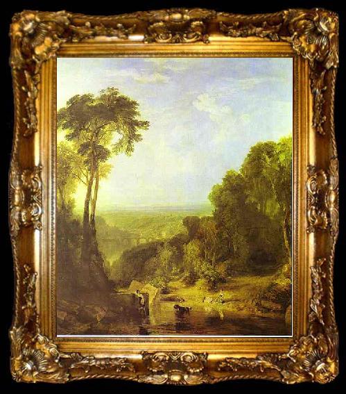 framed  Joseph Mallord William Turner Crossing the Brook by J. M. W. Turner, ta009-2